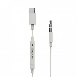 وصلة aux مخرج تايب سي معا ازرار ماركة SPON